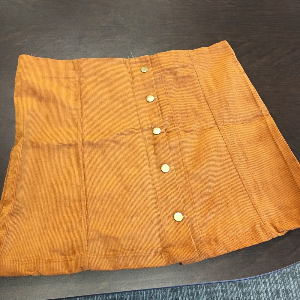 Corduroy Mini Skirt